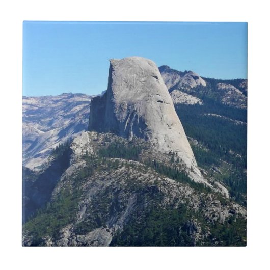 Halbkuppel von Washburn Point, Yosemite, CA Fliese (Vorderseite)