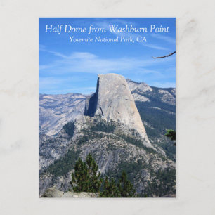 Halbkuppel von Washburn Point, Yosemite, CA Postca Postkarte