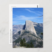 Halbkuppel von Washburn Point, Yosemite, CA Postkarte (Vorne/Hinten)