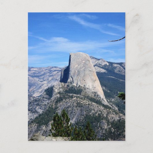 Halbkuppel von Washburn Point, Yosemite, CA Postkarte (Vorderseite)