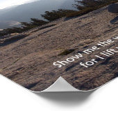 Halbkuppel & Yosemite, Morgensonne, Psalm 143 Poster (Ecke)