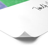 Halbkuppel, Yosemite Poster (Ecke)