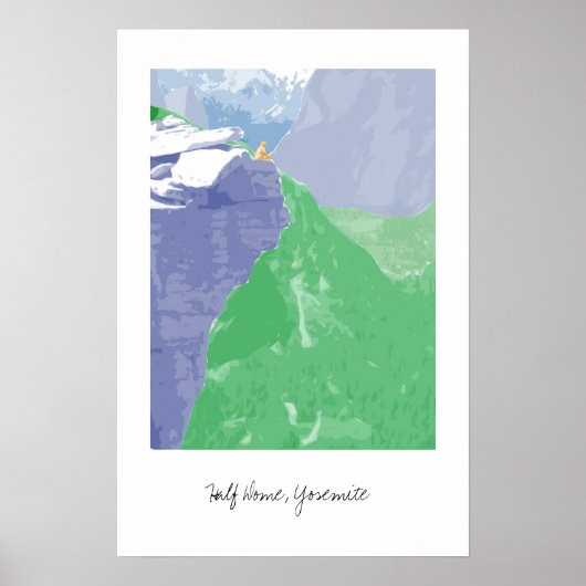 Halbkuppel, Yosemite Poster (Vorne)