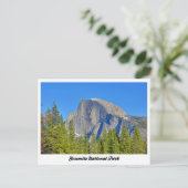 Halbkuppel Yosemite Postkarte (Stehend Vorderseite)
