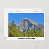 Halbkuppel Yosemite Postkarte (Vorne/Hinten)