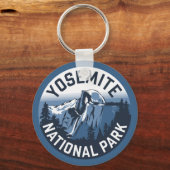 Halbkuppel Yosemite RundEmblem Schlüsselanhänger (Vorderseite)