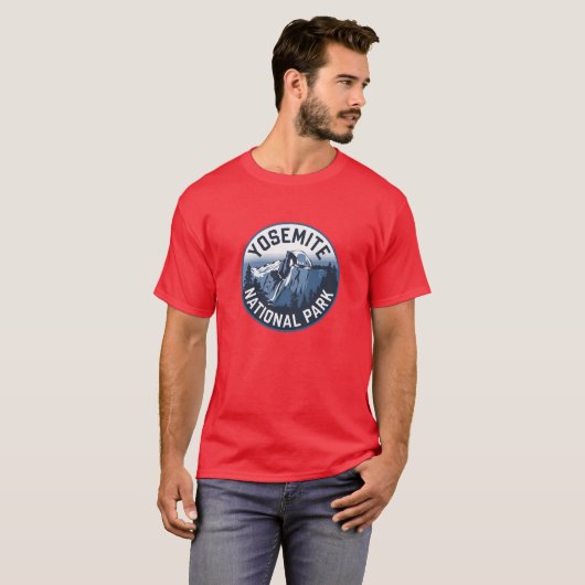 Halbkuppel Yosemite RundEmblem T-Shirt (Vorne ganz)