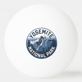 Halbkuppel Yosemite RundEmblem Tischtennisball