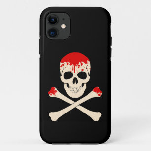 Halbleiter-Kreuzknochen-blutiges Skelett Case-Mate iPhone Hülle