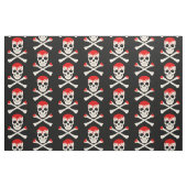Halbleiter-Kreuzknochen-blutiges Skelett Stoff (Fat Quarter (45,7 x 55,9 cm))