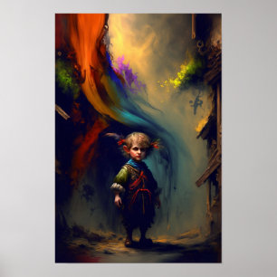 Halbling-Schurke Fantasy-Poster RPG-Kunst 2 Poster