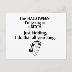 Halbmädchen Postkarte