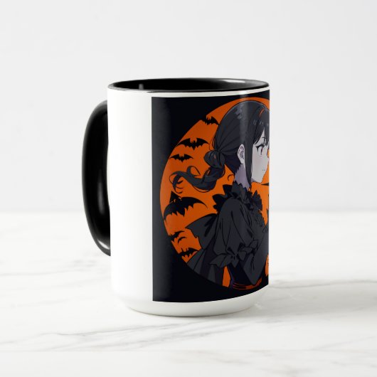 Halbmädchen Tasse (Vorderseite Links)