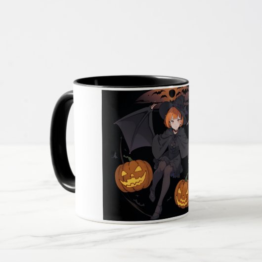 Halbmädchen Tasse (Vorderseite Links)