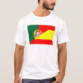 Halbmalkennzeichnung portugiesischer Nachbarländer T-Shirt (Vorderseite)