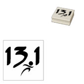 Halbmarathon 13,1 Briefmarke aus Gummi Gummistempel (Stempel)