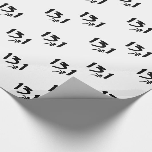 Halbmarathon 13,1 geschenkpapier (Ecke)