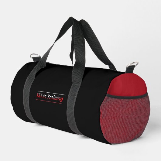 Halbmarathon 13.1 im Training - Läufer Duffle Bag (Rechte Ecke)
