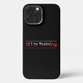 Halbmarathon 13.1 im Training - Läufer iPhone Hülle (Rückseite)