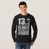 Halbmarathon 13,1 Meilen Running Runner T-Shirt (Vorne ganz)