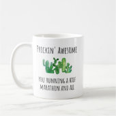 Halbmarathon-Finalläufer - Erste Geschenkidee Kaffeetasse (Links)