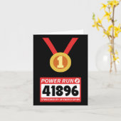Halbmarathon Halloween-Kostüm 1 Karte (Gelbe Blume)