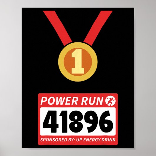 Halbmarathon Halloween-Kostüm der Runner Poster (Vorne)