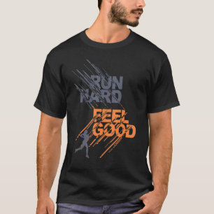 Halbmarathon läuft hart Feel gut 26 2 13 1 läuft T-Shirt
