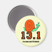 Halbmarathon Magnet (Vorderseite/Rückseite)