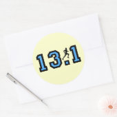 Halbmarathon Runder Aufkleber (Umschlag)