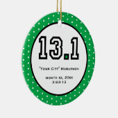 Halbmarathon-Verzierung Keramik Ornament (Rechts)