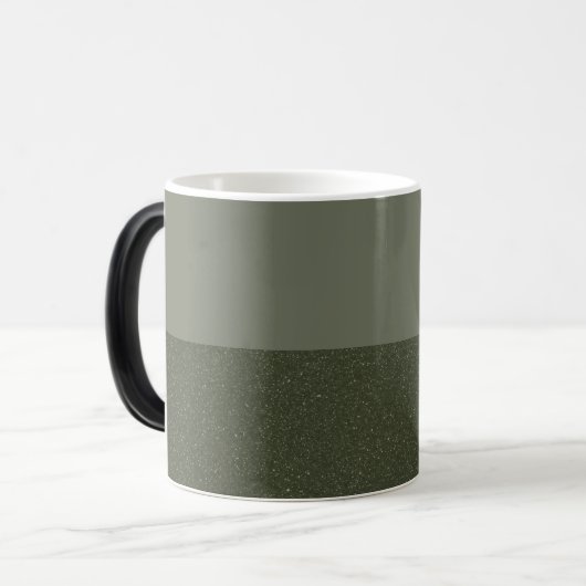 Halbmatte, Halbgeräusche, grüne Tasse - Anpassen (Vorderseite Links)