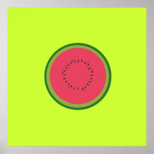 Halbmelone Poster