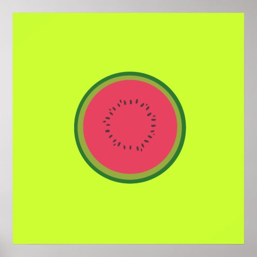 Halbmelone Poster (Vorne)