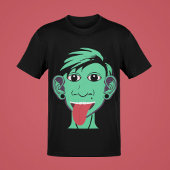 Halbmenschlicher / Halbzeit-Alien Witziger Typ Com T-Shirt