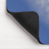 Halbmond am blauen Himmel Mousepad (Ecke)