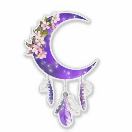 Halbmond Aufkleber (Vorderseite)