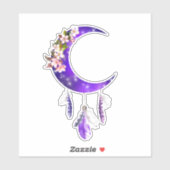 Halbmond Aufkleber (Blatt)