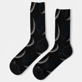 Halbmond aus den Bildern der NASA Socken
