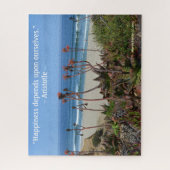 Halbmond Bay Aloe Vera & Quote - Puzzle (Vertikal)