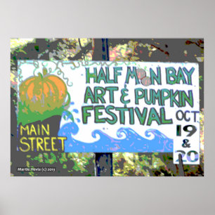 Halbmond Bay Art & Pumpkin Festival II Poster