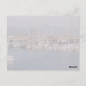 Halbmond-Bay-Postkarte Postkarte (Rückseite)