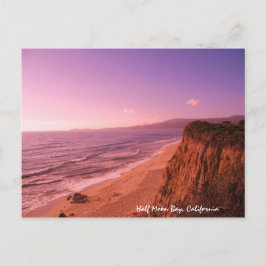 Halbmond-Bay-Postkarte Postkarte