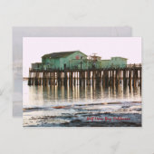 Halbmond-Bay-Postkarte Postkarte (Vorne/Hinten)