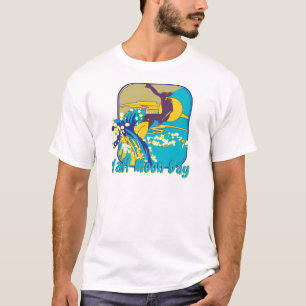 Halbmond Bay Surfen T-Shirt