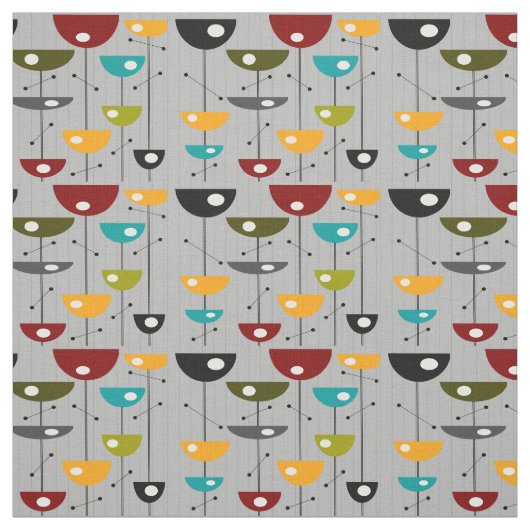 Halbmond Blumenmoons aus dem Mittelalter Stoff (Muster)