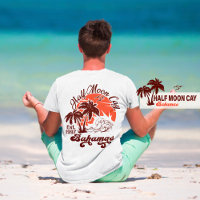 Halbmond Cay Bahamas - Palmen Vintager 80er