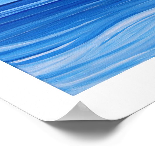 Halbmond Cay, Bahamas Poster (Ecke)