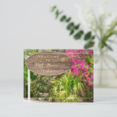 Halbmond Cay Begrüßungszeichen Postkarte (Stehend Vorderseite)