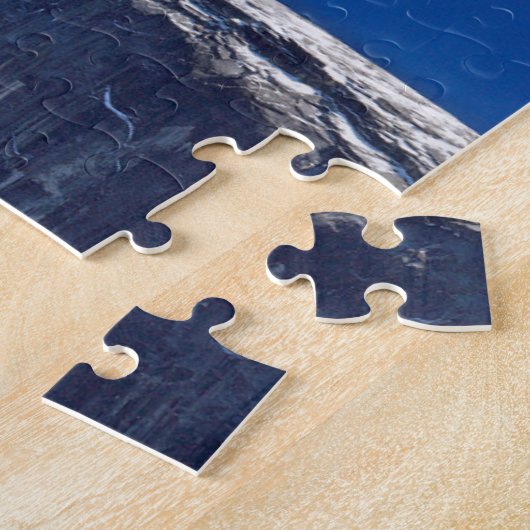 Halbmond, der über Spitze der halben Haube steigt Puzzle (Seite)